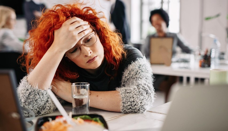 tired female employee - success [hacks]